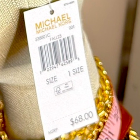 Michael Kors Monogram Hat NWT - Picture 4 of 4